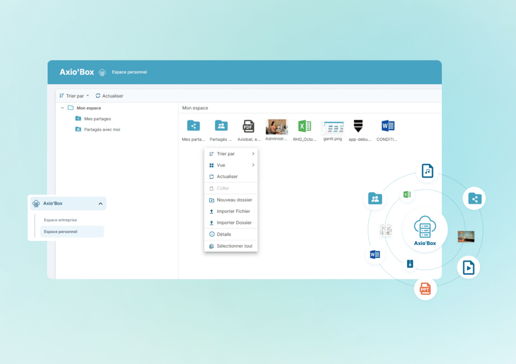 axiobox l'espace de stockage en ligne du logiciel axiobat
