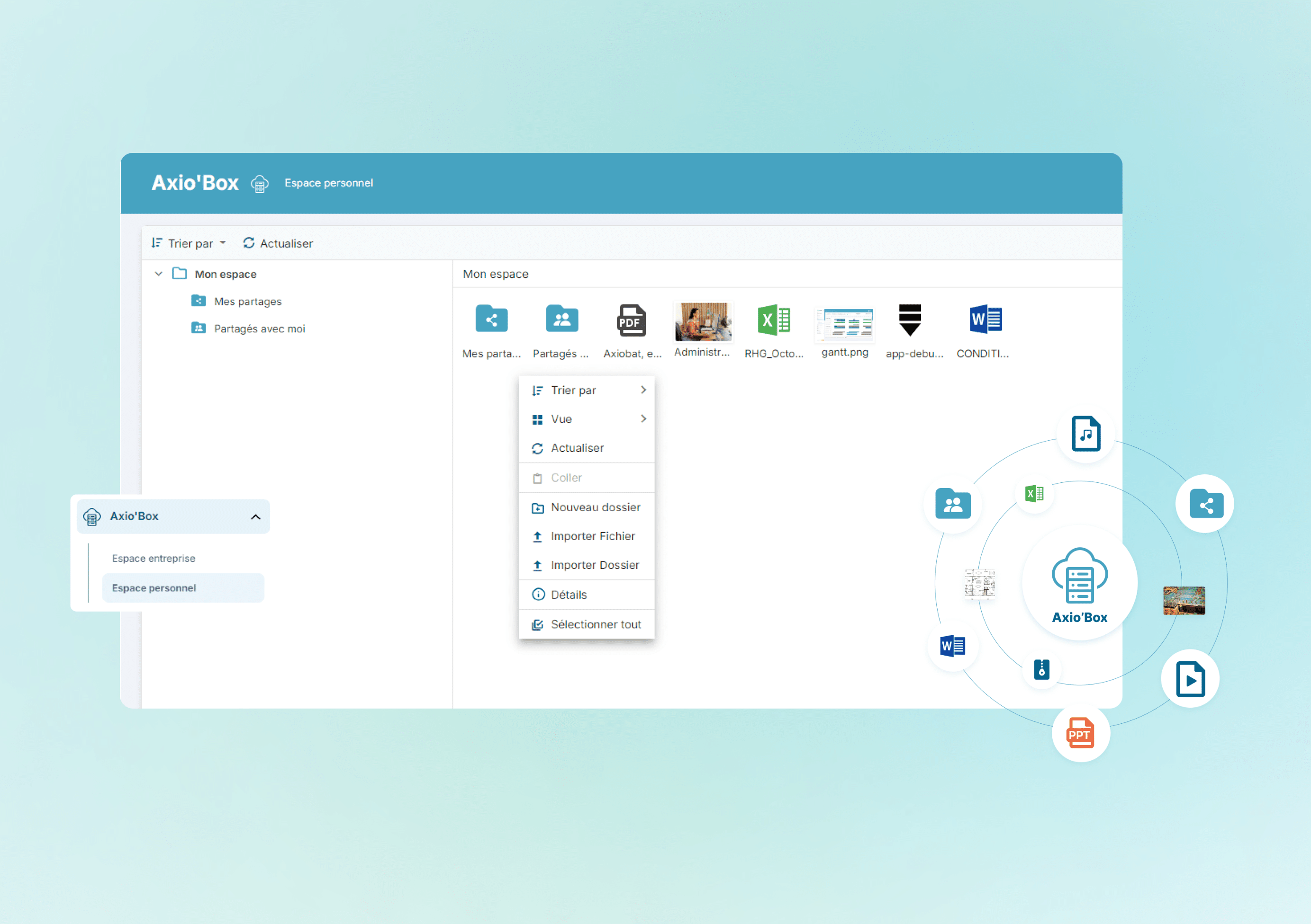 axiobox l'espace de stockage en ligne du logiciel axiobat